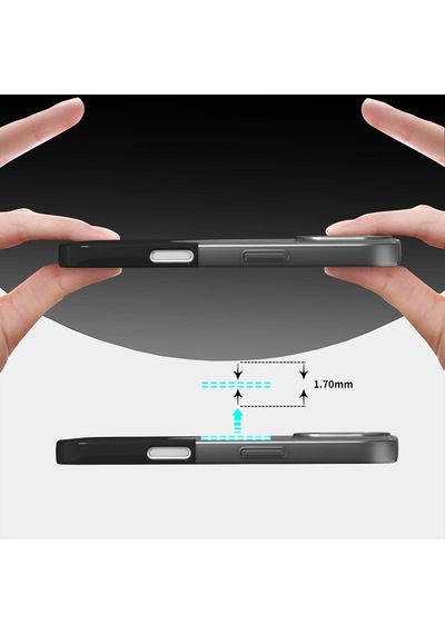 Apple Uyumlu iPhone 16 Kılıf M-safe Şarj Özellikli Mıknatıslı Redclick Duble Kapak