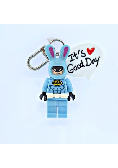 Batman Bunny Suit Tavşan Kostümlü Batman Figürlü Charm Anahtarl
