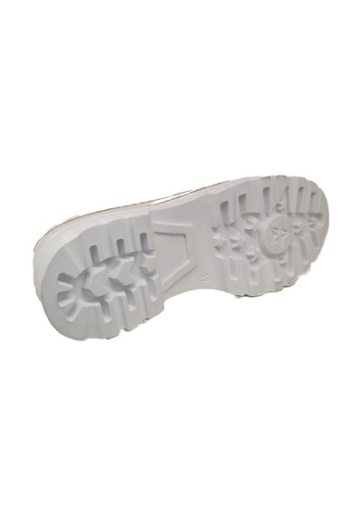 Ventes Demir Aksesuarlı Kadın Loafer Ayakkabı 989515-28z Beyaz
