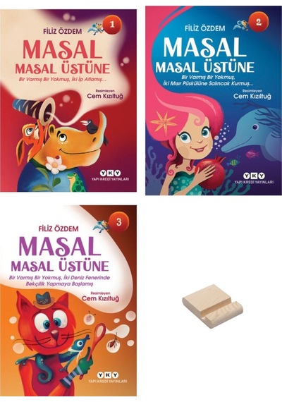 Masal Masal Üstüne Serisi 1-2-3 8-12 Yaş 3lü Set