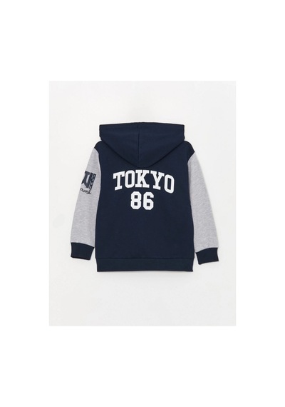 LC Waikiki Lcw Kids Lacivert Kapüşonlu Baskılı Uzun Kollu Erkek Çocuk Fermuarlı Sweatshirt LC Waikiki Lcw Kids Lacivert Kapüşonlu Baskılı Uzun Kollu Erkek Çocuk Fermuarlı Sweatshirt