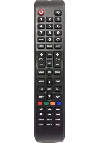 Lcd Led Kumanda Rowell Rl-7022 Uydulu Yazısız