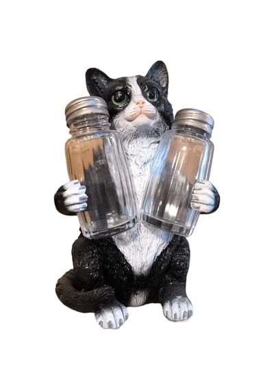 Dekoratif Tuzluk Kedi Figürü