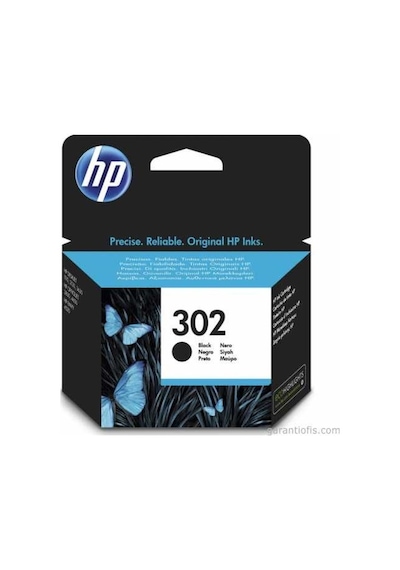 HP F6U66A No 302 Siyah Kartuş