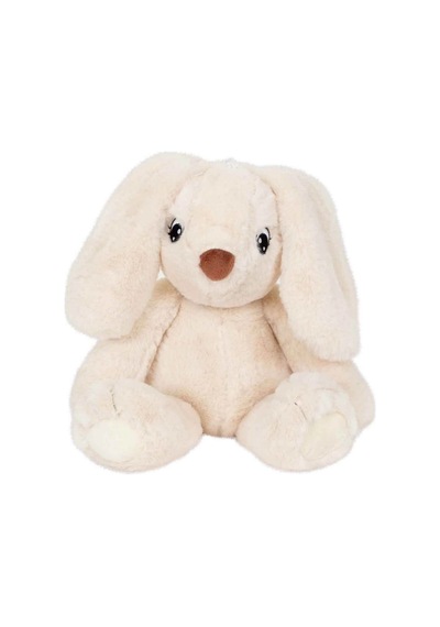 Oturan Peluş Tavşan 25 Cm Krem