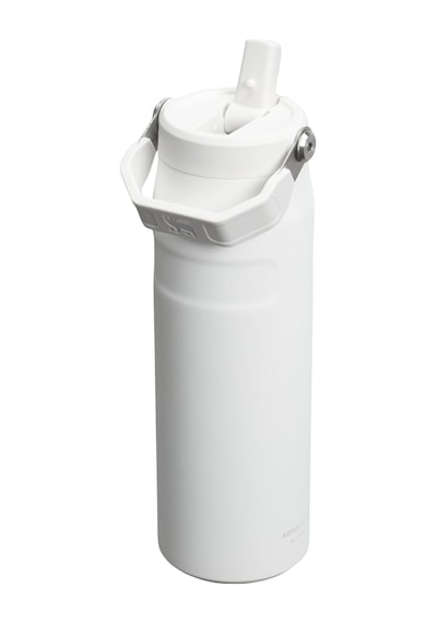 Stanley Iceflow Aerolight Flip Straw 2.0 Pipetli Su Şişesi, 0.7 Litre, Beyaz Frost / 10 Saat Soğutur. - 3 Gü Genel