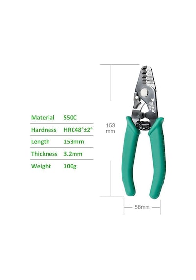 Proskit Cp-328 Fiber Optik Kablo Soyucu