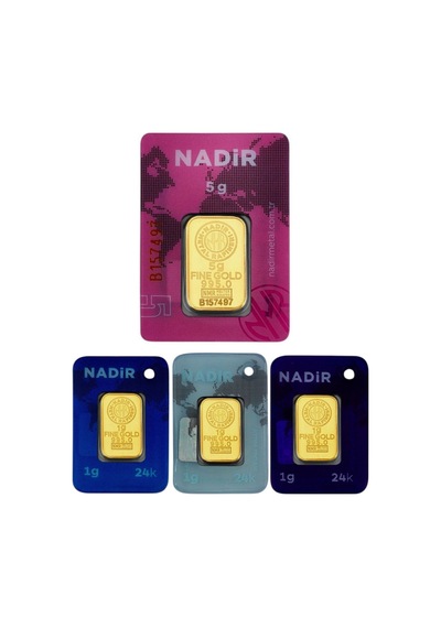 Tuğrul Kuyumculuk 8 Gram 24 Ayar Külçe Altın 5 + 3 G