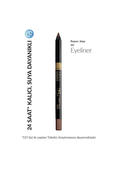 Power Stay Jel Eyeliner Chocolate Brown