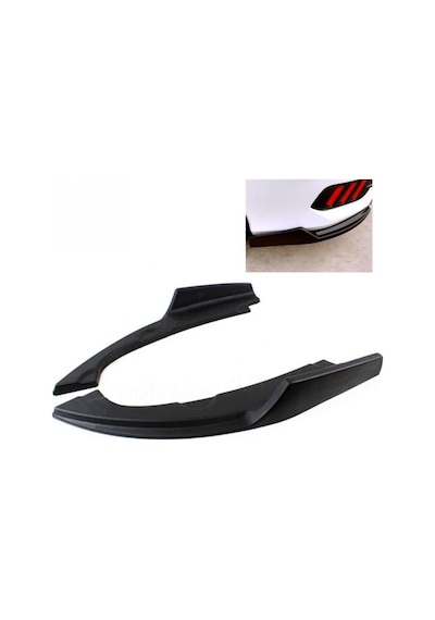 Honda Civic Fc5 Arka Tampon Flap Lip Siyah Piano Black Çıkıntılı