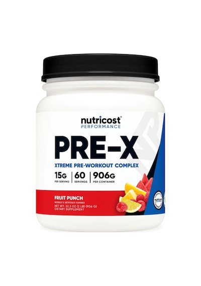 Nutricost Pre-x Xtreme Pre-workout Complex Powder, 60 Serving...