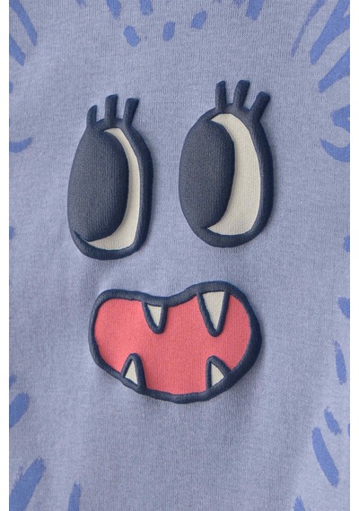 Carter's Kız Çocuk 4'lü Baskılı Pijama Takımı Mavi 2w129510