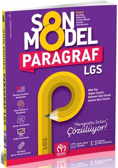 Model 8.Sınıf Son Model Paragraf Soru Bankası
