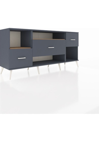 Hyperion Konsol 2 Raflı 3 Çekmeceli 176x44x83 Antrasit-çam/antrasit Çam/antrasit Hyperion Konsol 2 Raflı 3 Çekmeceli 176x44x83 Antrasit-çam/antrasit Çam/antrasit