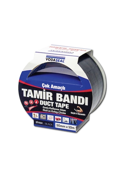 Vodaseal Duct Tape Tamir Bandı 50 Mm 10 Metre Siyah