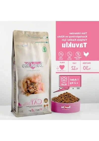 Kısırlaştırılmış Kedi Bakım Seti, 2 Kg Mama Ve 100g Vitamin