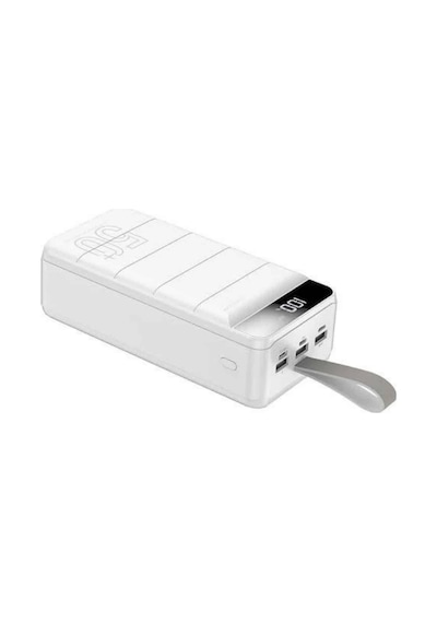 Powerbank Çoklu Şarj Girişi 50.000 Mah Taşınabilir Dijital Göstergeli Çok Renkli