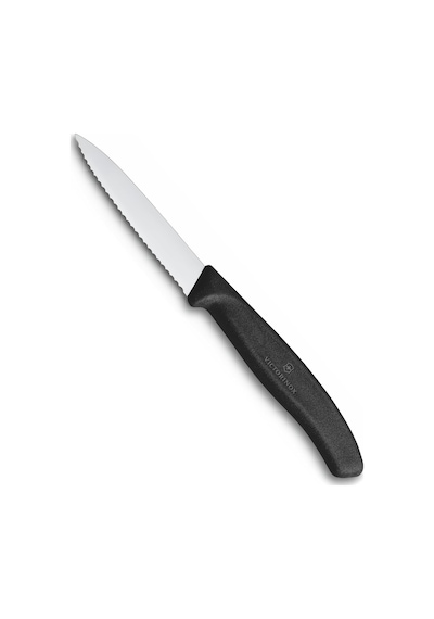 6.7633 8cm Tırtıklı Soyma Bıçağı Siyah / Gün Işığı