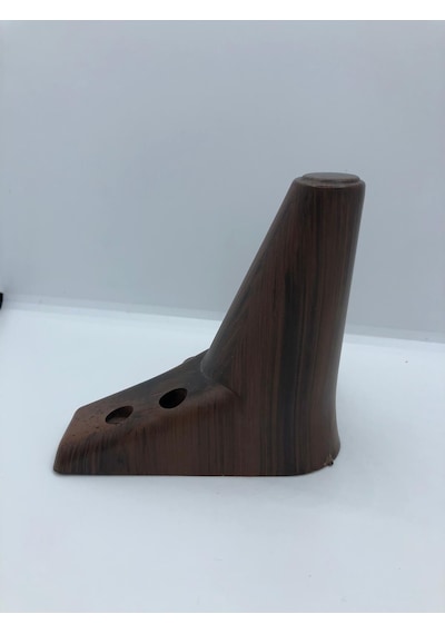 Karakoçaksesuar Plastik, 12x12x12 Cm Zirve,Ceviz Koltuk,Baza,Mobilya Ayağı (4Adt)