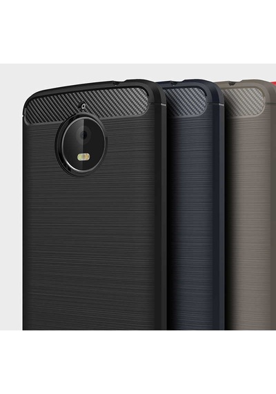 Lenovo Moto E4 Plus Kılıf Zore Room Silikon Kapak Lacivert