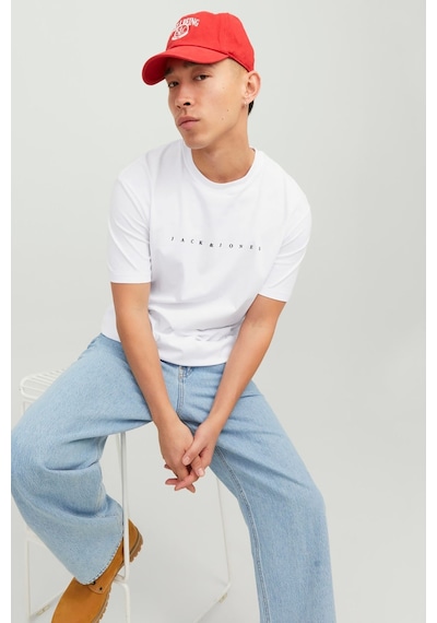 Jack & Jones JJESTAR JJ TEE Erkek  Beyaz Tişört