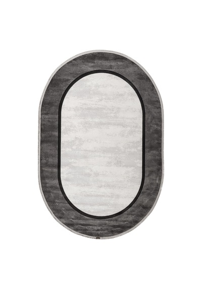 Trend 4101 Gri Oval Akrilik Pamuk Yumuşak Modern Mutfak Yatak Odası Salon Oturma Odası Halısı-1079 Gri - Füme Trend 4101 Gri Oval Akrilik Pamuk Yumuşak Modern Mutfak Yatak Odası Salon Oturma Odası Halısı-1079 Gri - Füme