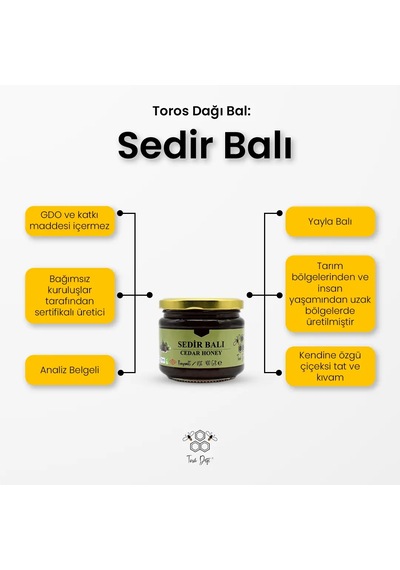 Toros Dağı Bal Sedir Balı 400 G