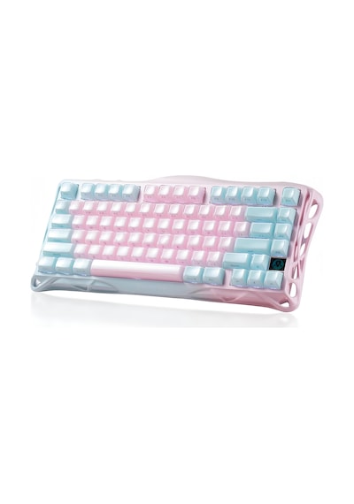 Gravastar Mercury K1 Lite Rgb Kablosuz Mekanik Gaming Klavye, İngilizce Q, Lumen Rose