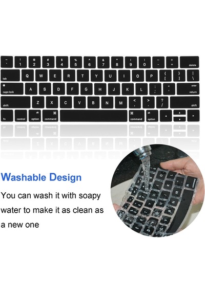 Apple Uyumlu MacBook Pro 15,4' A1707 Yurtdişi Klavye Kuruyucu Us English