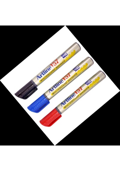 Artline 157 Beyaz Tahta Kalemi 3 Lü Set Çok Renkli