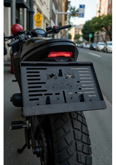 Motorsiklet Plakalık 1 Adet Motor Plakası