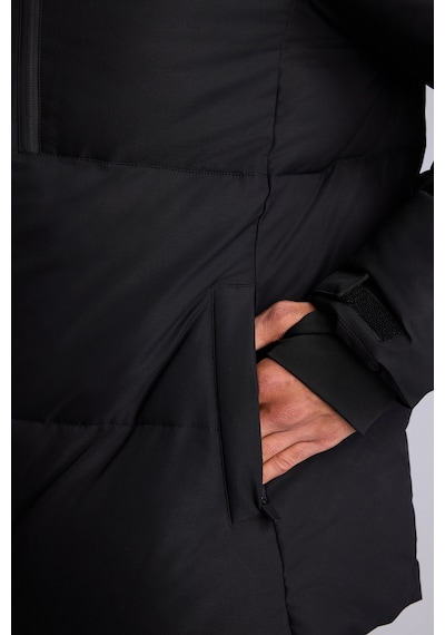 Defacto Su İtici Rüzgar Geçirmez Slim Fit Kapüşonlu Fermuarlı Cepli Kışlık Mont A3519ax26wnbk81 Siyah-bk81