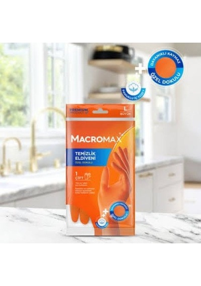 Macromax Bulaşık Eldiveni M Boy Çok Renkli
