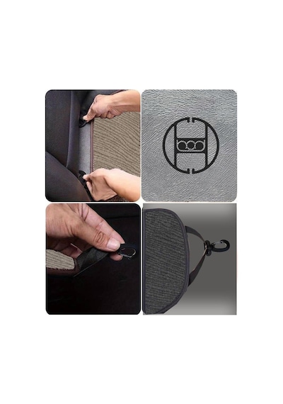 Bod Renault Boreal Oto Koltuk Koruyucu Kılıf 2026-sonrası Latmos Serisi Gri