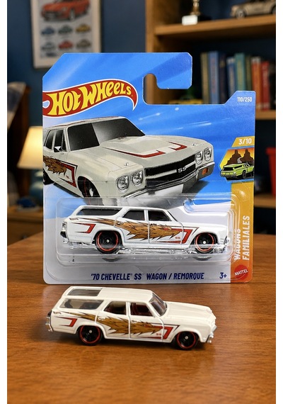 Hot Wheels '70 Chevelle Ss Wagon - Wagons Familiales Özel Seri Metal Oyuncak Araba Çok Renkli
