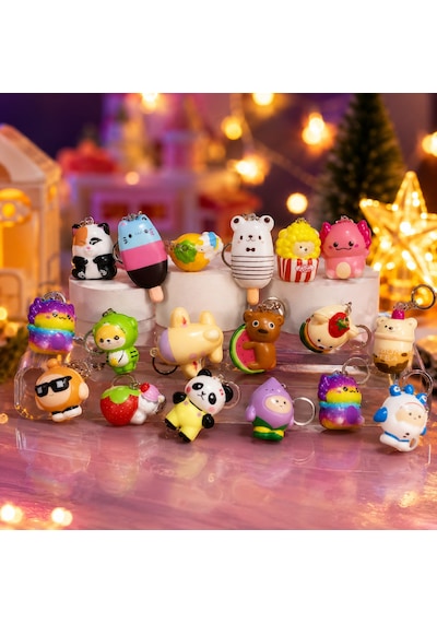 14 Adet Vıp New Squishy Sukuşi Full Mini Set Yılbaşı Hediyeleri Farklı Model Sukuşi Noel Hediyesi