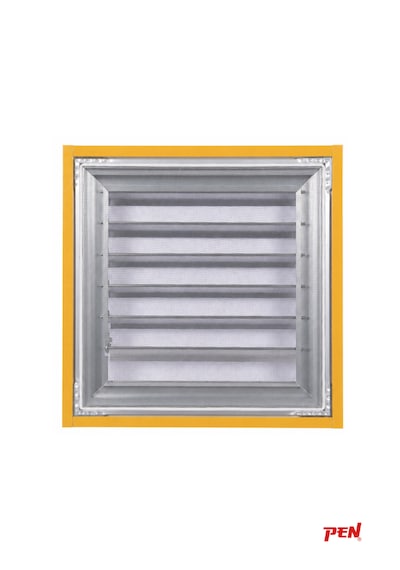 Alüminyum Banyo Wc Havalandırma Menfezi 33x33 Eloksallı Seri
