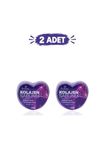 Dr.cleanıng - 743 - - Kolojen Sünger Sabun 135 Gr - 2 Adetlık - Csmo-tex - Set Ürün Diğer