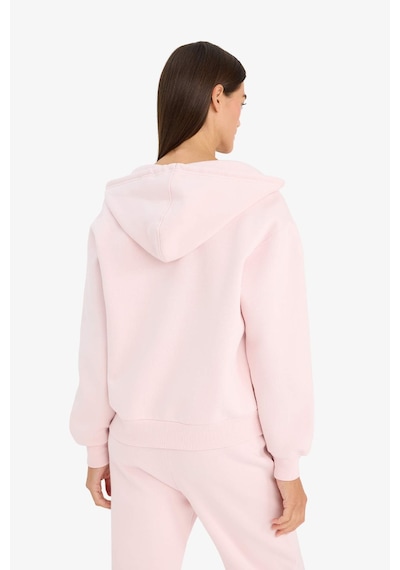 Defacto Relax Fit Kapüşonlu Sweatshirt C1809AX25SP Pembe