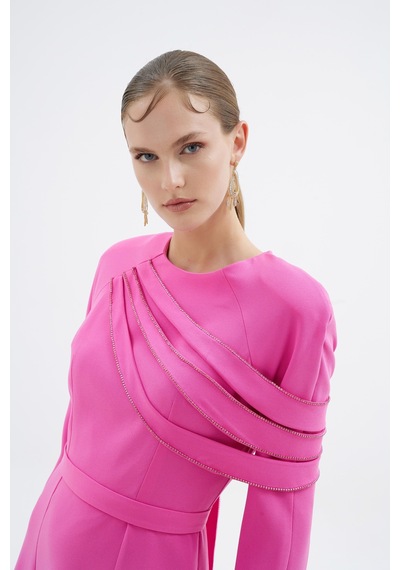 Senna Opıa Elbise Pembe Pembe