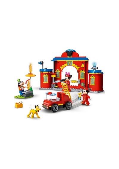 LEGO® Disney 10776 Mickey ve Arkadaşları'nın İtfaiye Merkezi Ve Kamyonu 144 Parça