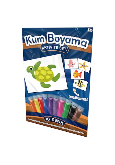 Deniz Kaplumbağası Kum Boyama Aktivite Seti