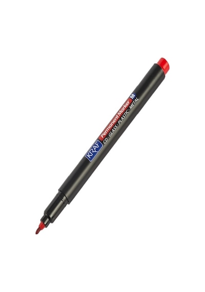 12 Li Paket M Uc Kırmızı Asetat Kalemi Ohp Plus 280