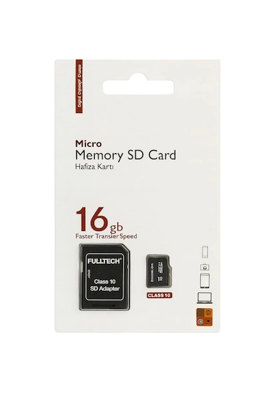 Fulltech Ftmfd3 Micro Sd Kart 16 Gb Class 10