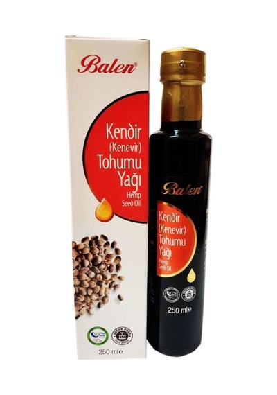 Balen Kendir (Kenevir) Tohumu Yağı 250 ML