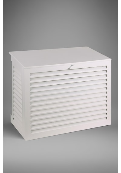 Klima Motoru/dış Ünite Gizleme/koruma Kafesi L 120x62x110 H Açılı Condor Beyaz
