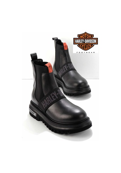 Harley Davidson 021m100557 Polperro Nefud Unısex Bot Black // Deri Siyah