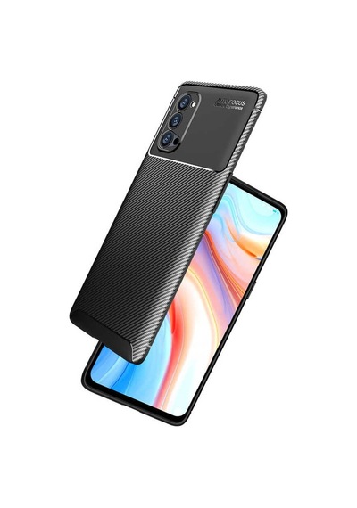 Oppo Reno 4 Pro 5G Kilif Karbon Silikon Case 486309799
