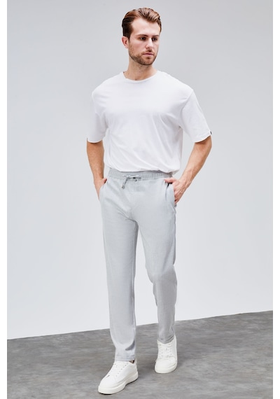HLT Jeans Erkek Gri Relaxed Fit Yandan Cepli Beli Lastikli Bağcıklı Duble Paça Jogger Pantolon Bolt-1998 Gri HLT Jeans Erkek Gri Relaxed Fit Yandan Cepli Beli Lastikli Bağcıklı Duble Paça Jogger Pantolon Bolt-1998 Gri