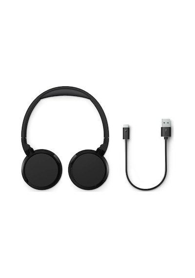 Tah3209bk Hafif Kulak Üstü Kablosuz Bluetooth Kulaklık, Pasif Gürültü Yalıtımlı, 25 Saat Çalma Süresi, Net Çağrılar, Dinamik Bas, 2 Saat Usb-c Şarj, Siyah